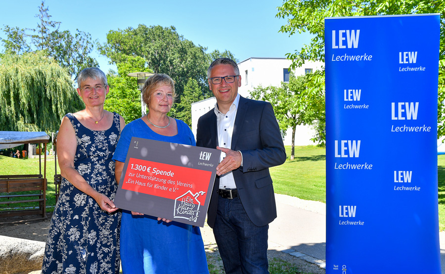 LEW spendet 1.300 Euro an Hessing Förderzentrum