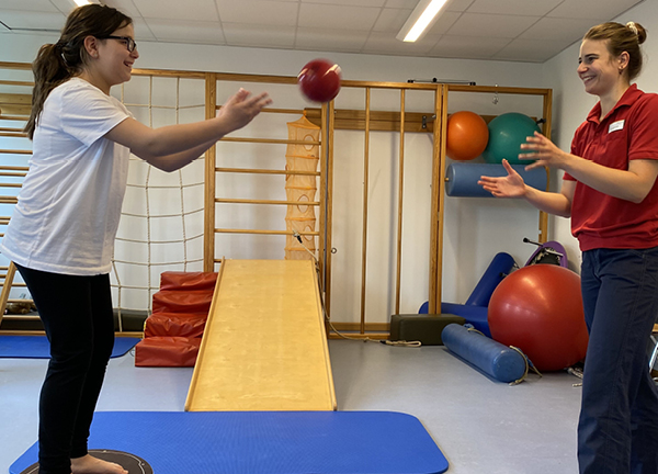 Physiotherapie mit Sensoboards